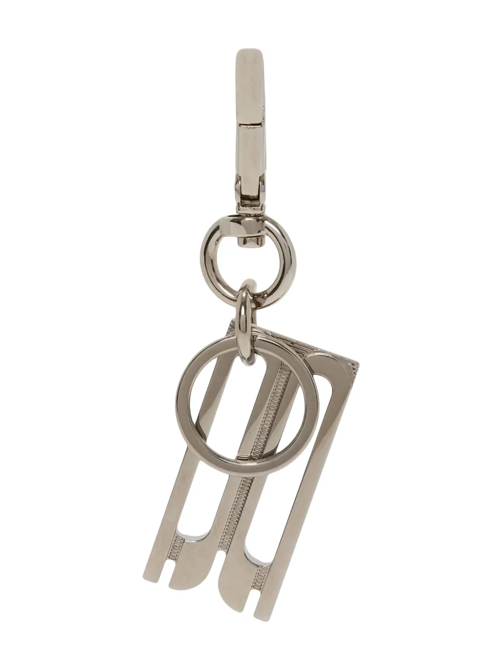 Victoria Beckham Bチャーム キーホルダー - シルバートーン Victoria Beckham Bチャーム キーホルダー - シルバートーン