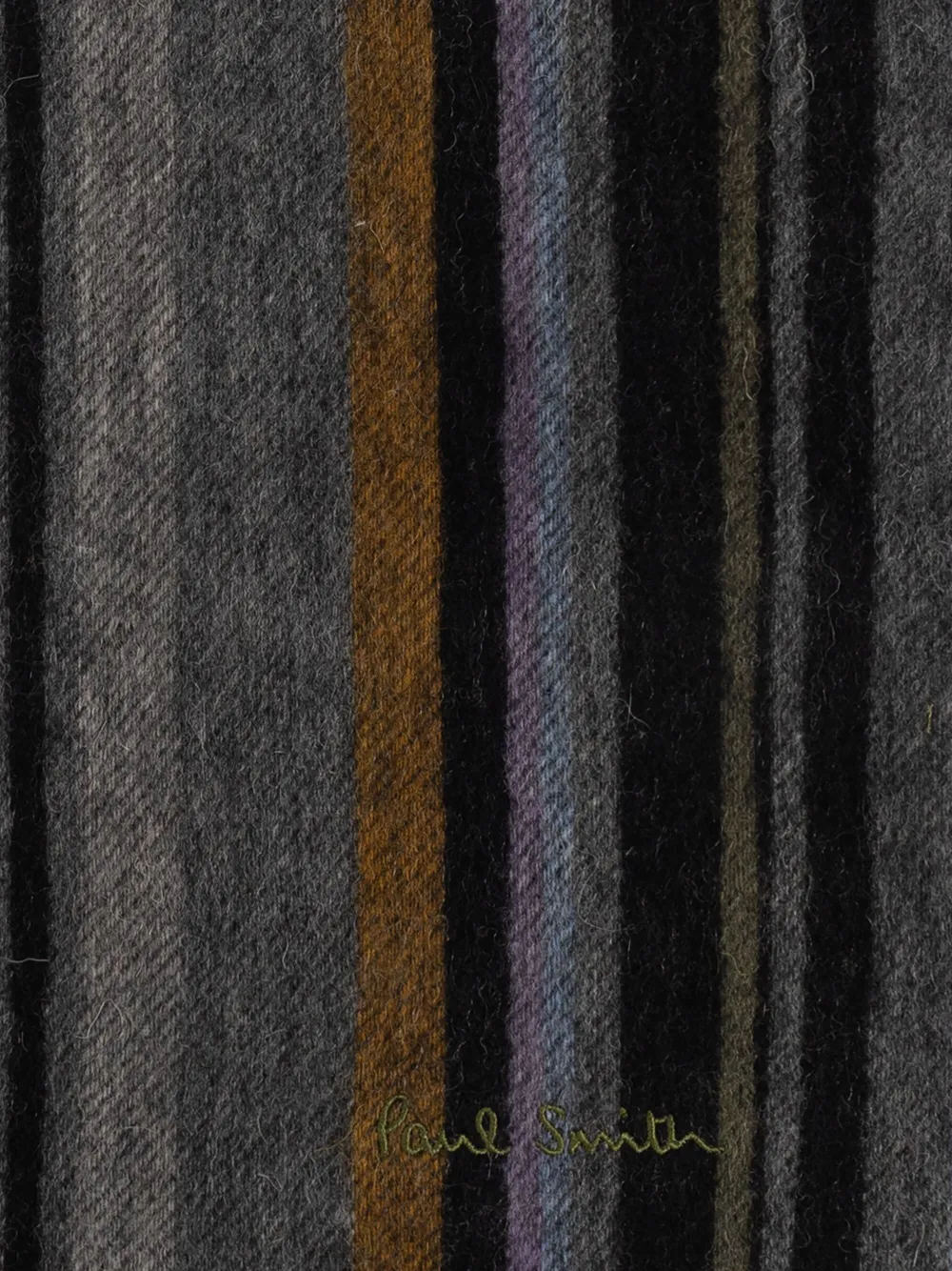 Paul Smith Trent Striped scarf - Grijs