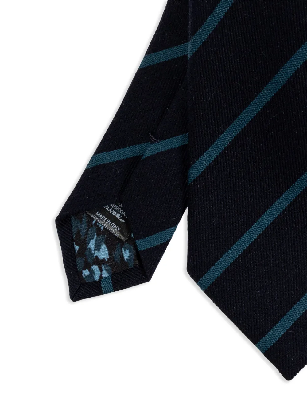 Paul Smith Gestreepte stropdas Blauw