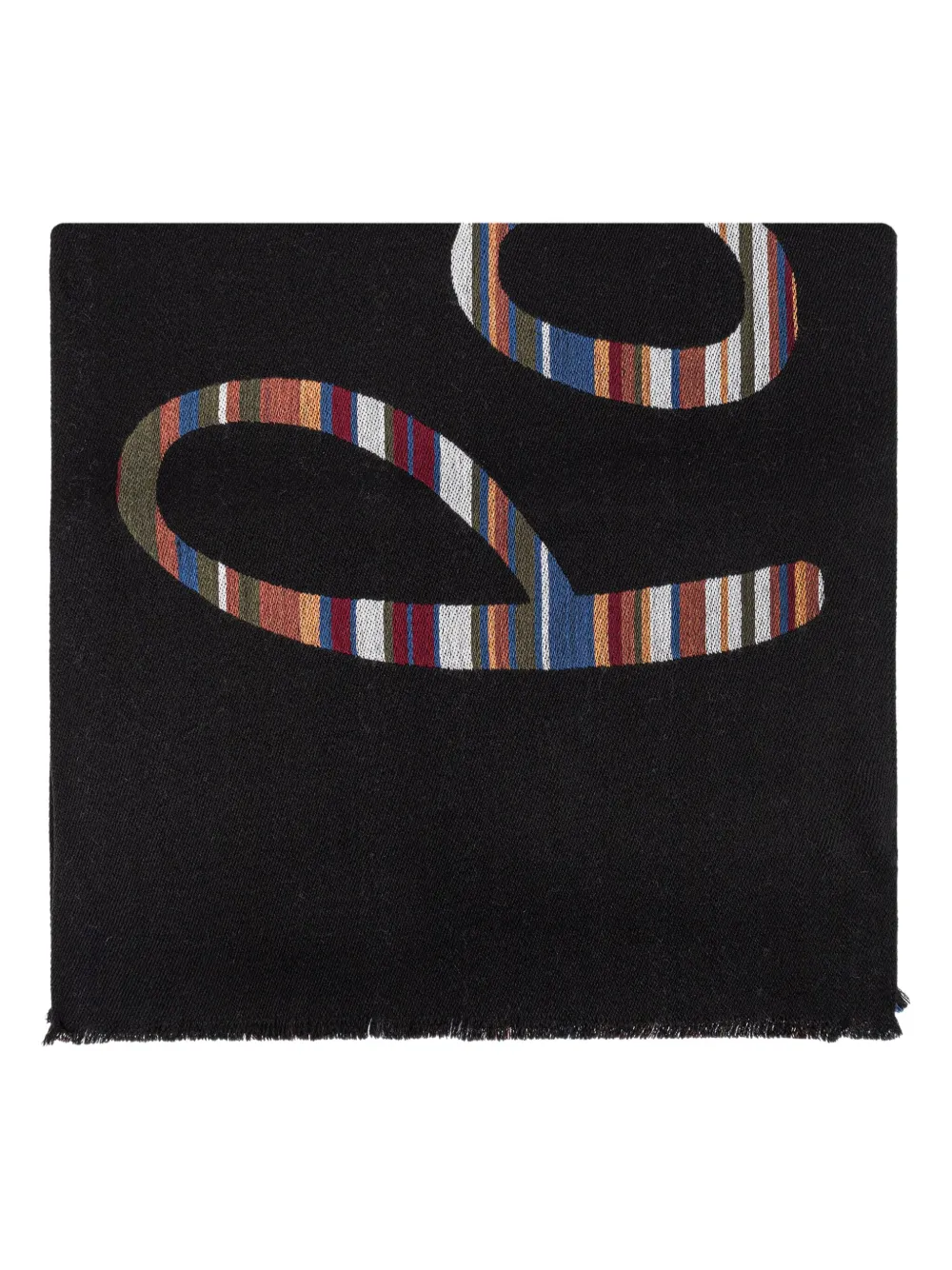 Paul Smith Sjaal met logo-jacquard Zwart