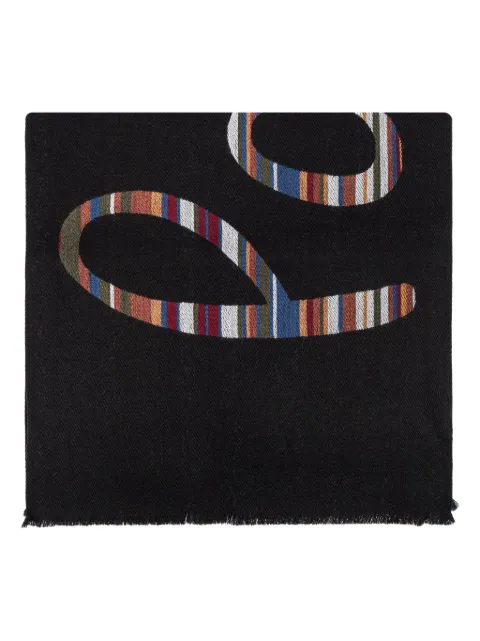 Paul Smith logo-jacquard scarf