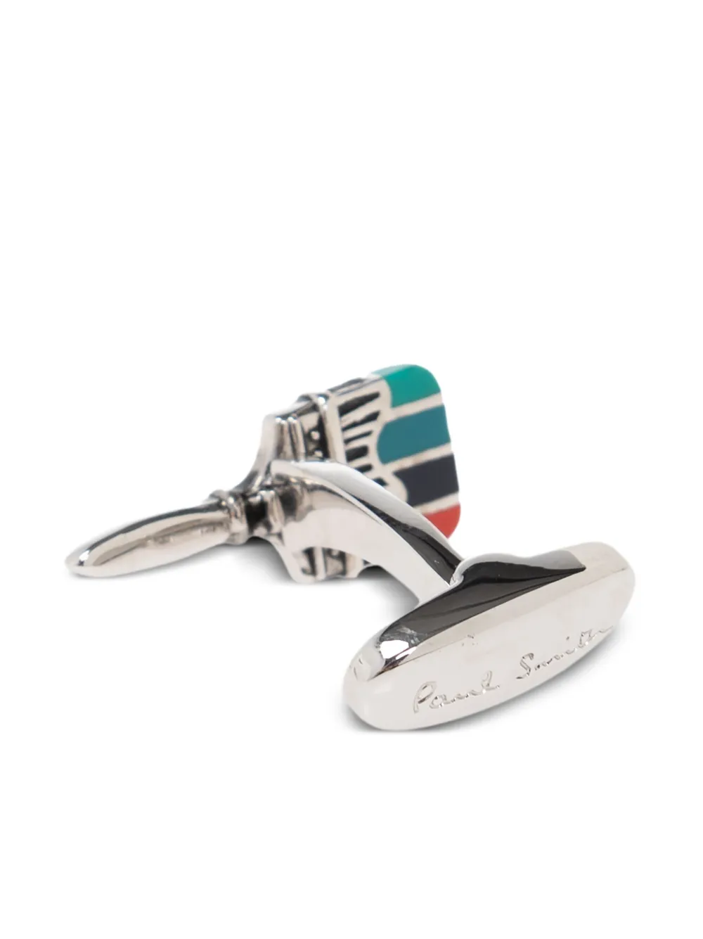 paulsmith Paul Smith Manchetknopen met verfkwast - Zilver