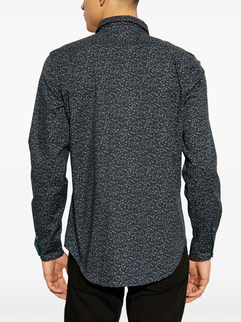 PS Paul Smith Oxalis overhemd met bloemenprint Blauw