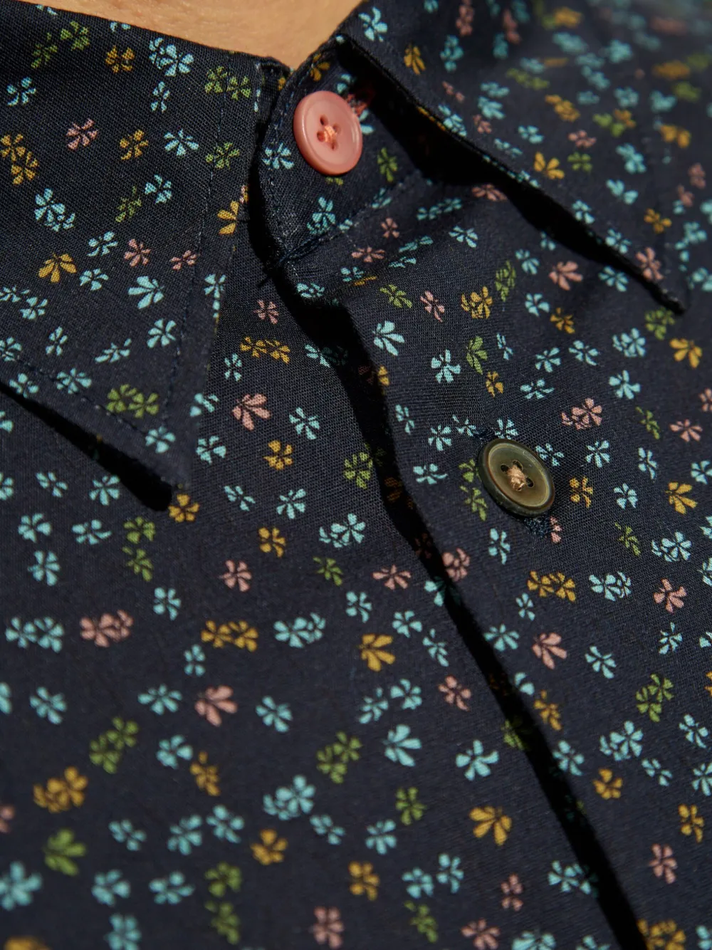 PS Paul Smith Oxalis overhemd met bloemenprint Blauw