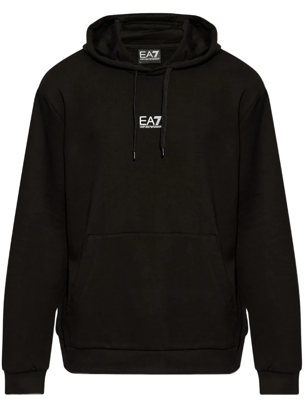 Ea7 Emporio Armani Hoodie met logoprint Zwart