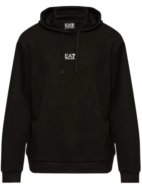 Ea7 Emporio Armani logo-print hoodie