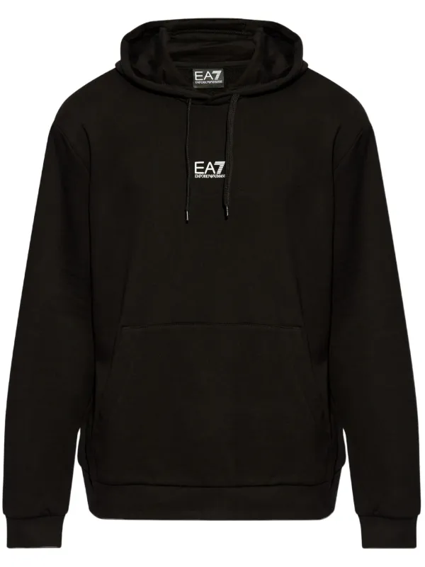 Ea7 Emporio Armani ロゴ パーカー | ブラック | FARFETCH JP