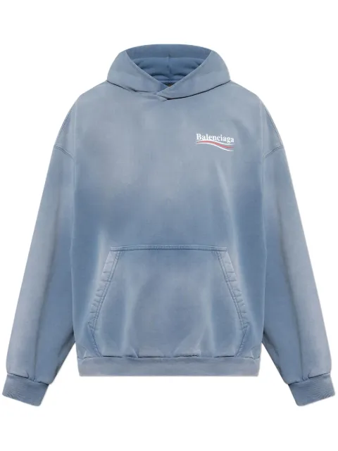 Balenciaga logo-print hoodie