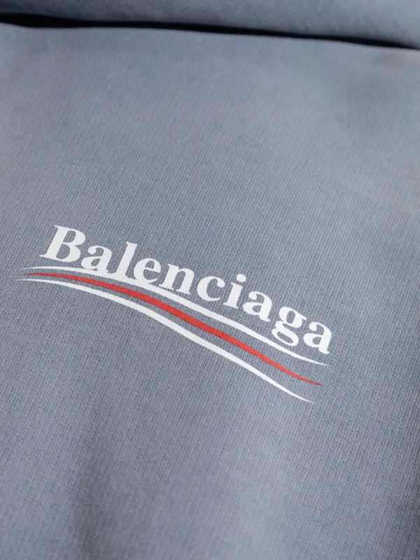 Balenciaga ロゴ パーカー | ブルー | FARFETCH JP