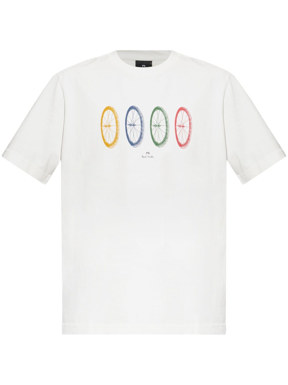 Wheels-print T-shirt