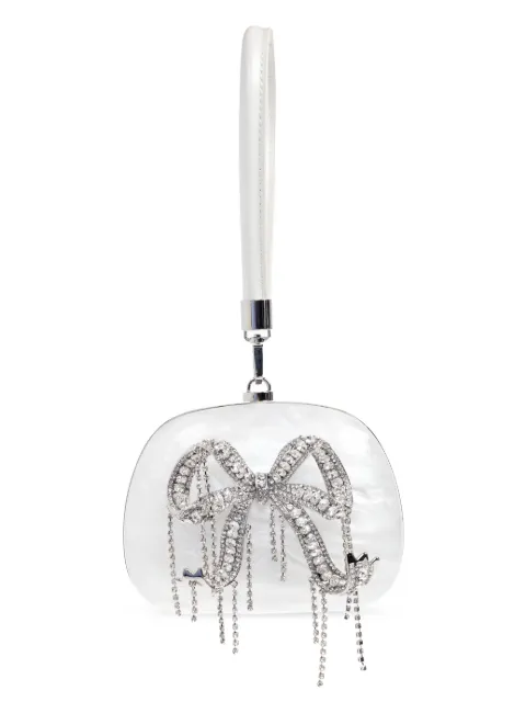 Self-Portrait Bow clutch bag 