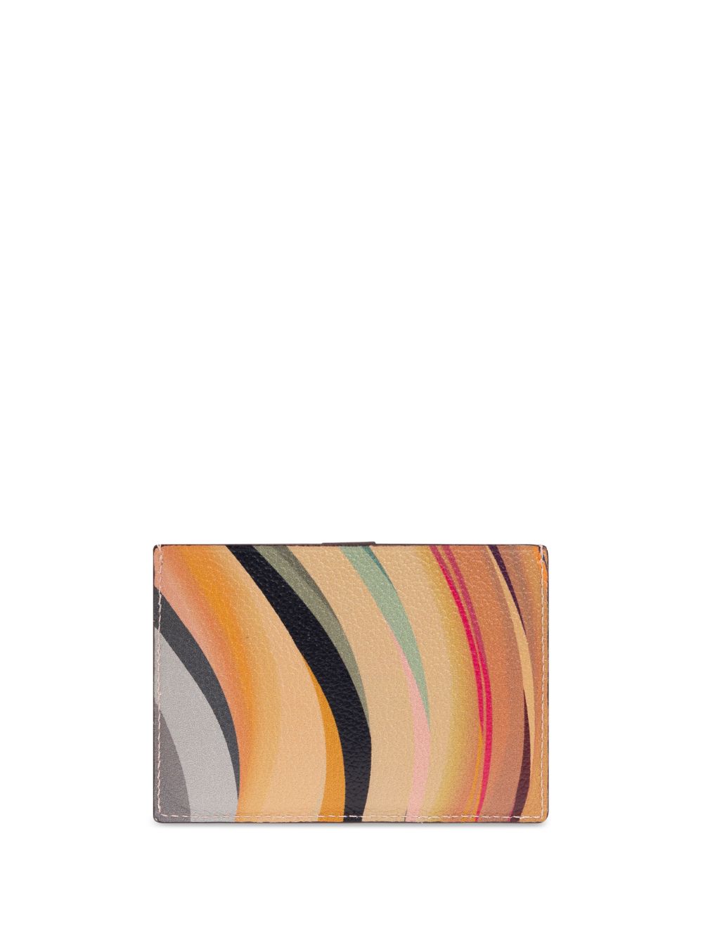 Paul Smith Dusky Swirl-print card holder - Beige