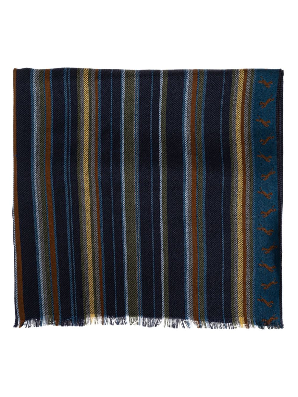 Paul Smith City Stripe scarf - Blue