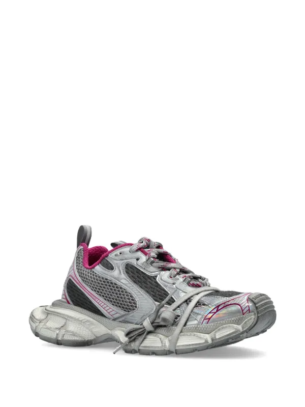 スニーカー BALENCIAGA 3XL low-top mesh sneakers GRY/PINK/DRK GREY Balenciaga 3XL Sneakers | Grey | FARFETCH