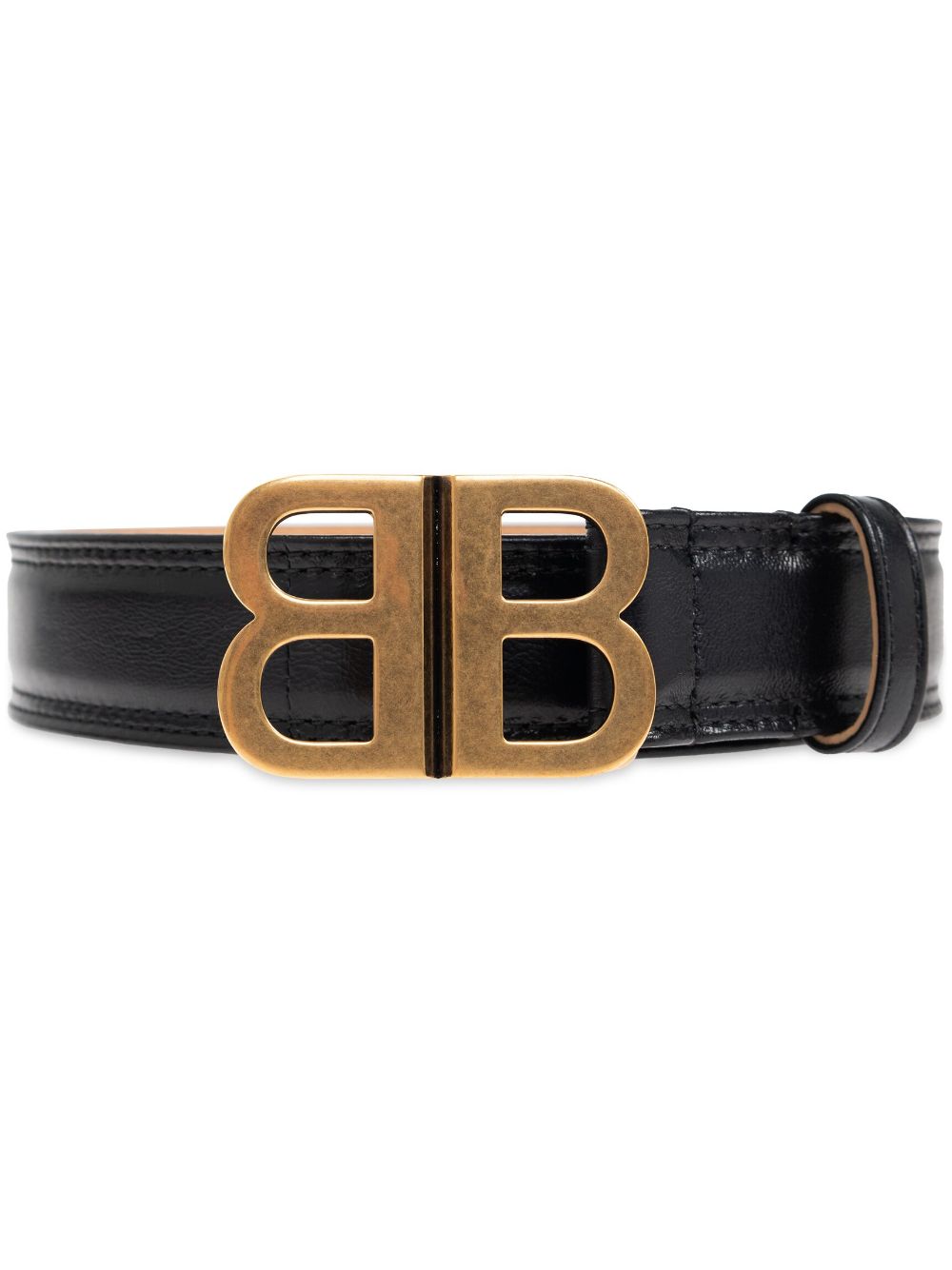 Balenciaga Leren riem Zwart