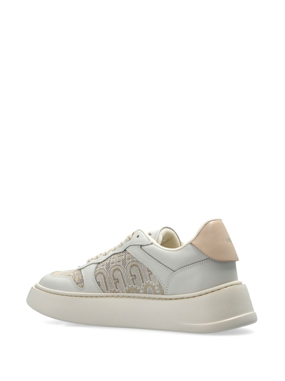 Furla logo-pattern sneakers White