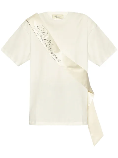 Blumarine logo-embellished T-shirt