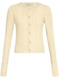 Blumarine cable-knit cardigan - Neutrals