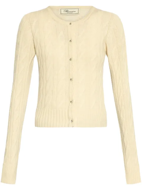 Blumarine cable-knit cardigan