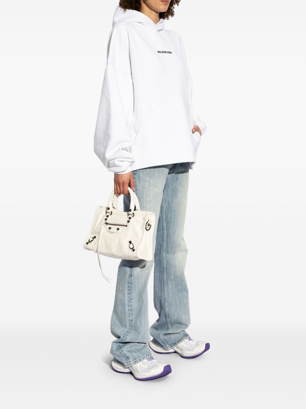 Shop Balenciaga Circuit Sneakers In White