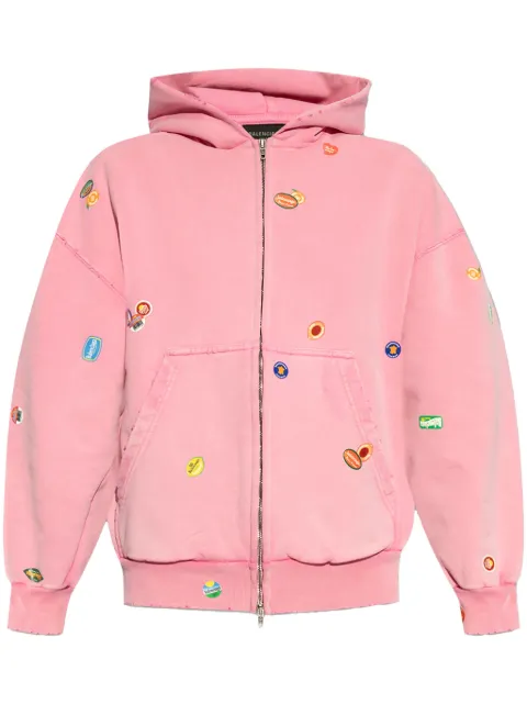 Balenciaga logo-print hoodie