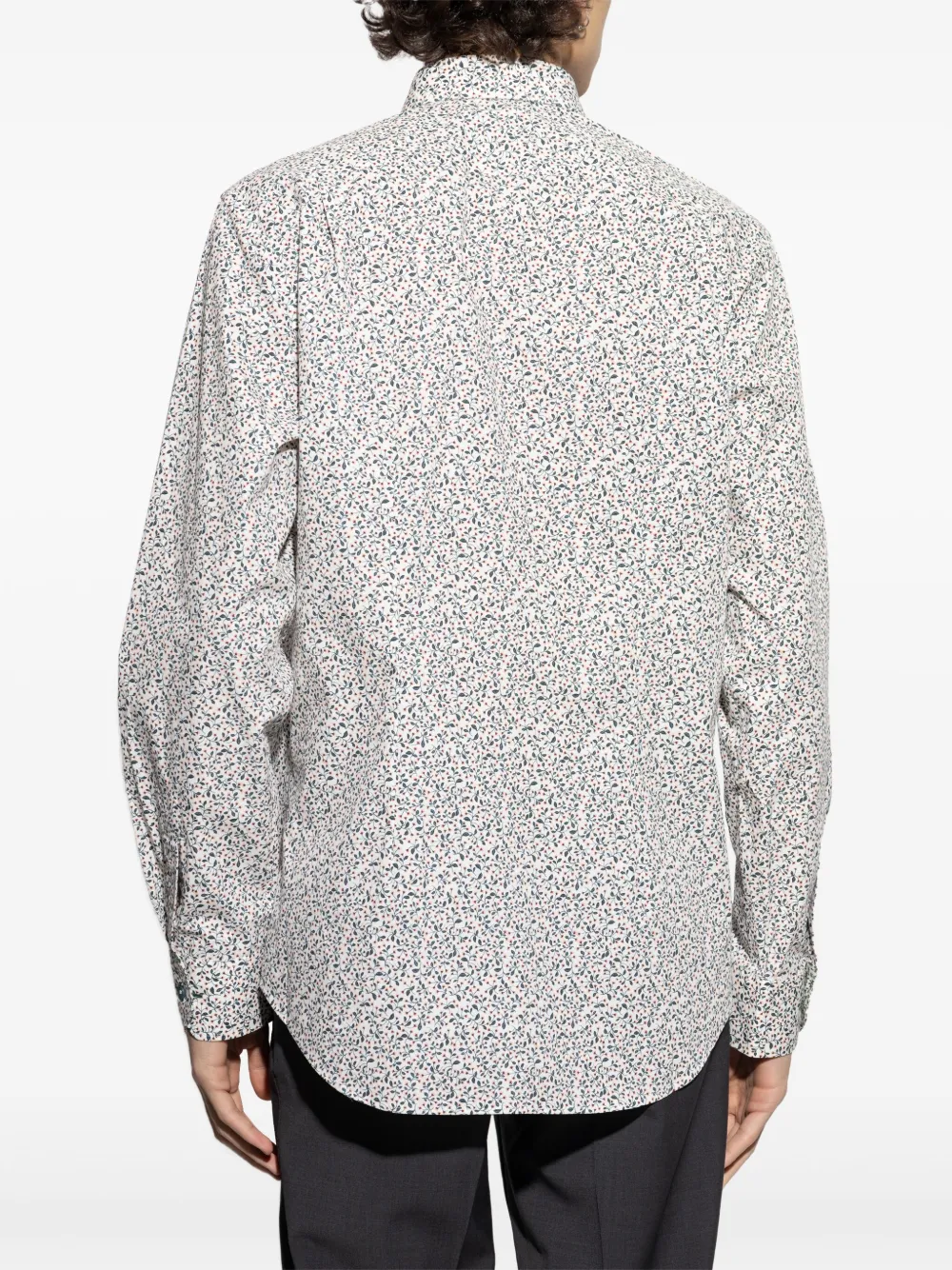 Paul Smith Overhemd met bloemenprint Wit