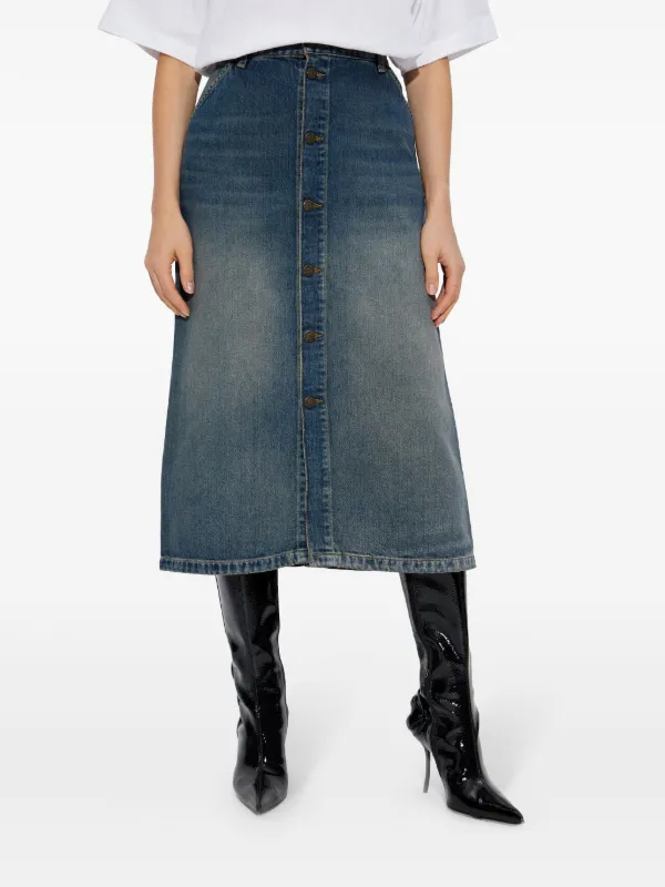 Carhartt WIP Marvin Midi Skirt | Blue | FARFETCH TR