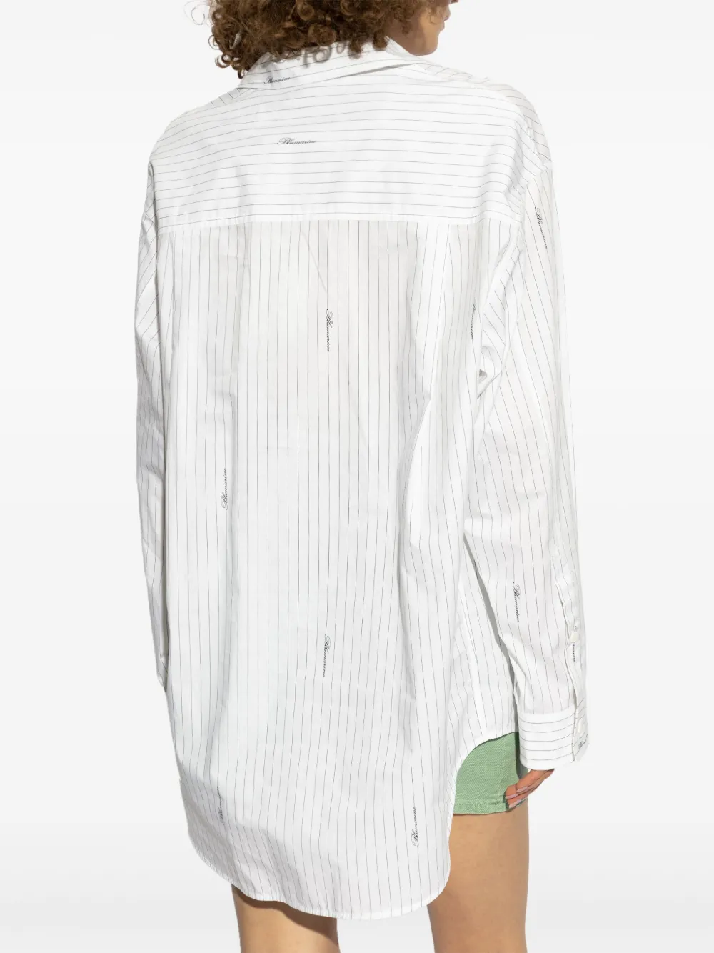 Blumarine Gestreept blouse Wit