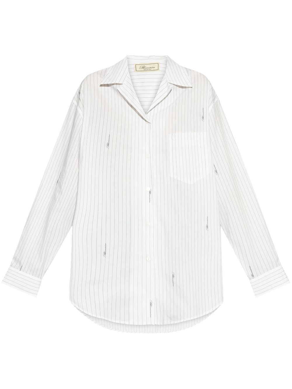 Blumarine striped shirt - White