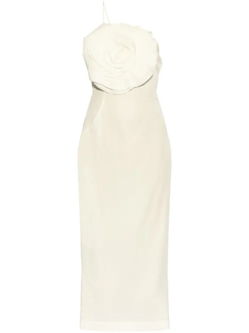 Robe mi-longue à design asymétrique à une épaule - Blumarine - Modalova