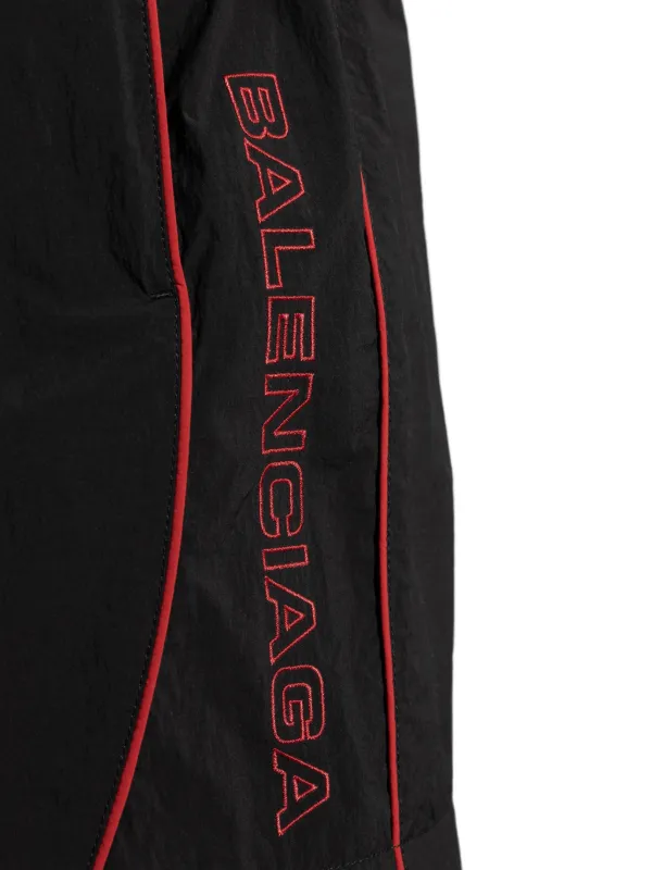 BALENCIAGA ロコ刺繍スキトッフ 801982TMVA5 1070 shirt with rhinestone logo Balenciaga
