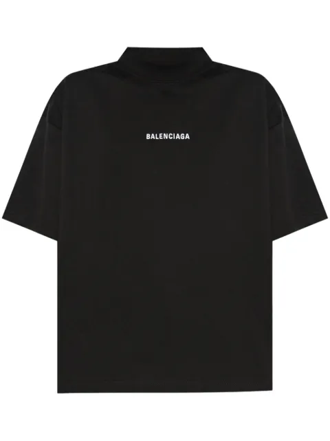 Balenciaga playera con logo bordado