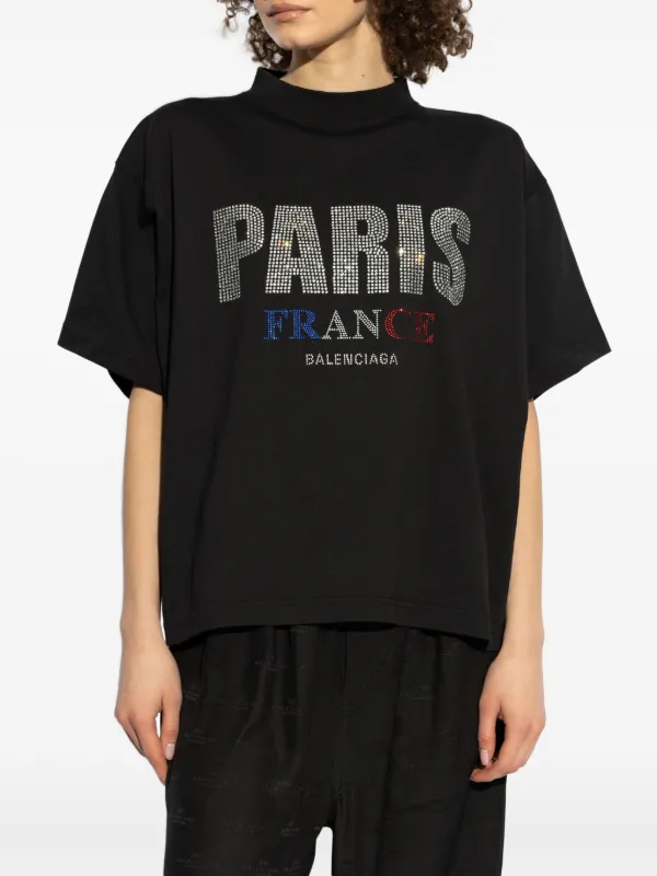 Balenciaga ロゴ Tシャツ | ブラック | FARFETCH JP