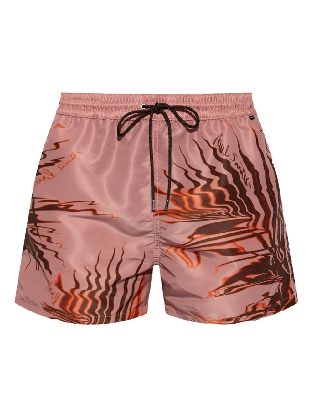 Paul Smith graphic-print swim shorts - Pink