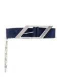 The Attico chain detail belt - Blue