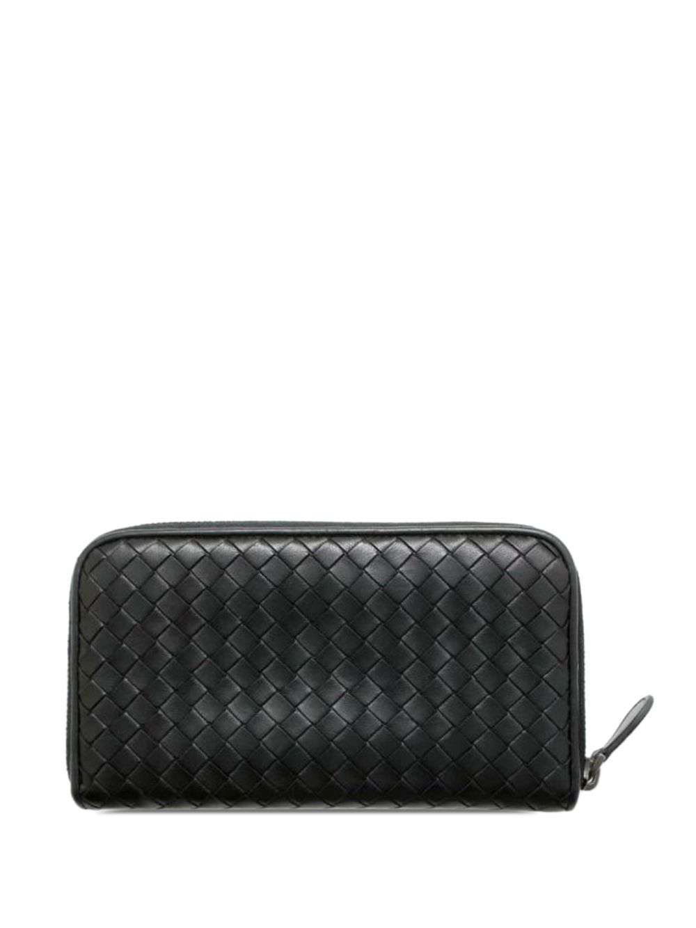 2012-2024 Lambskin Intrecciato Zip Around Wallet long wallets