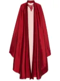 JEAN-LOUIS SABAJI layered embellished abaya - Pink