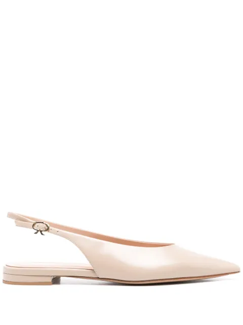 Gianvito Rossi باليرينا 'روبي' بنعل مسطح