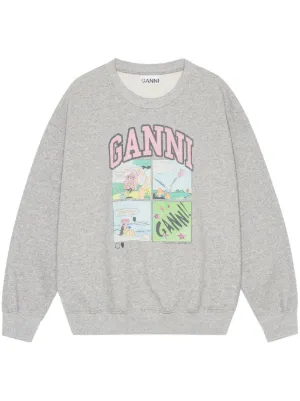 【完売品★】GANNI ガニー スウェット 楽天市場】GANNI ガニー スウェットシャツ ISOLI GANNI