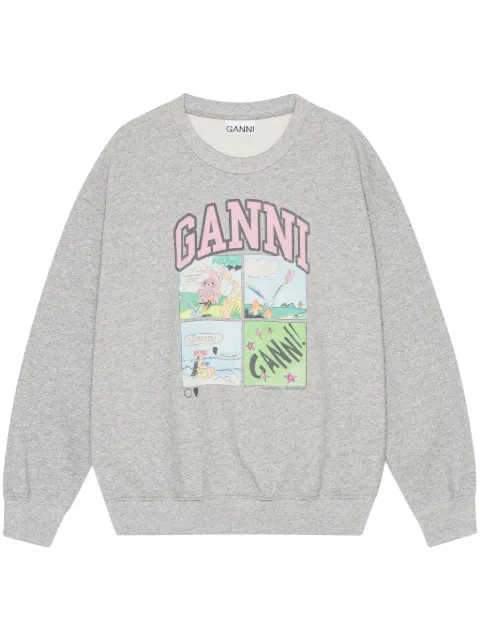 GANNI printed sweatshirt