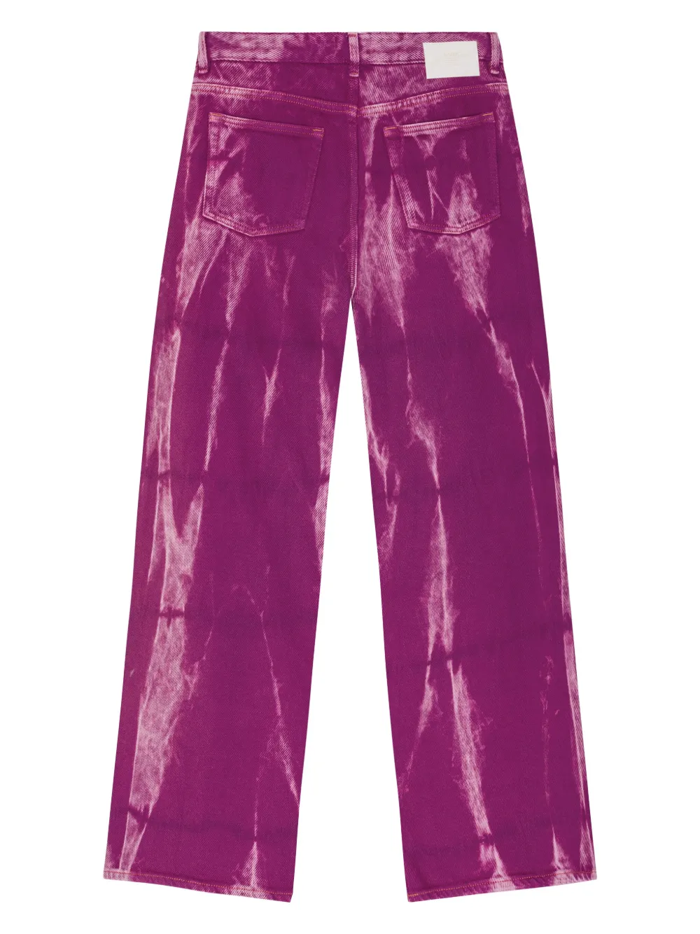 GANNI tie-dye Jeans | Pink | FARFETCH display picture 3