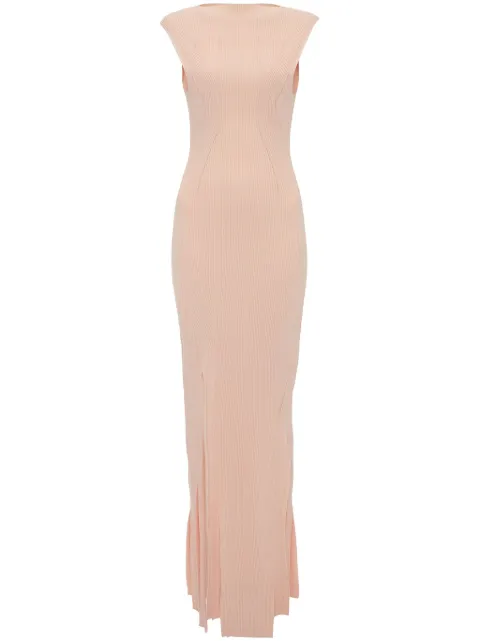 Victoria Beckham pleat-detailing sleeveless maxi dress