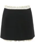 Victoria Beckham ruched-detail mini skirt - Black