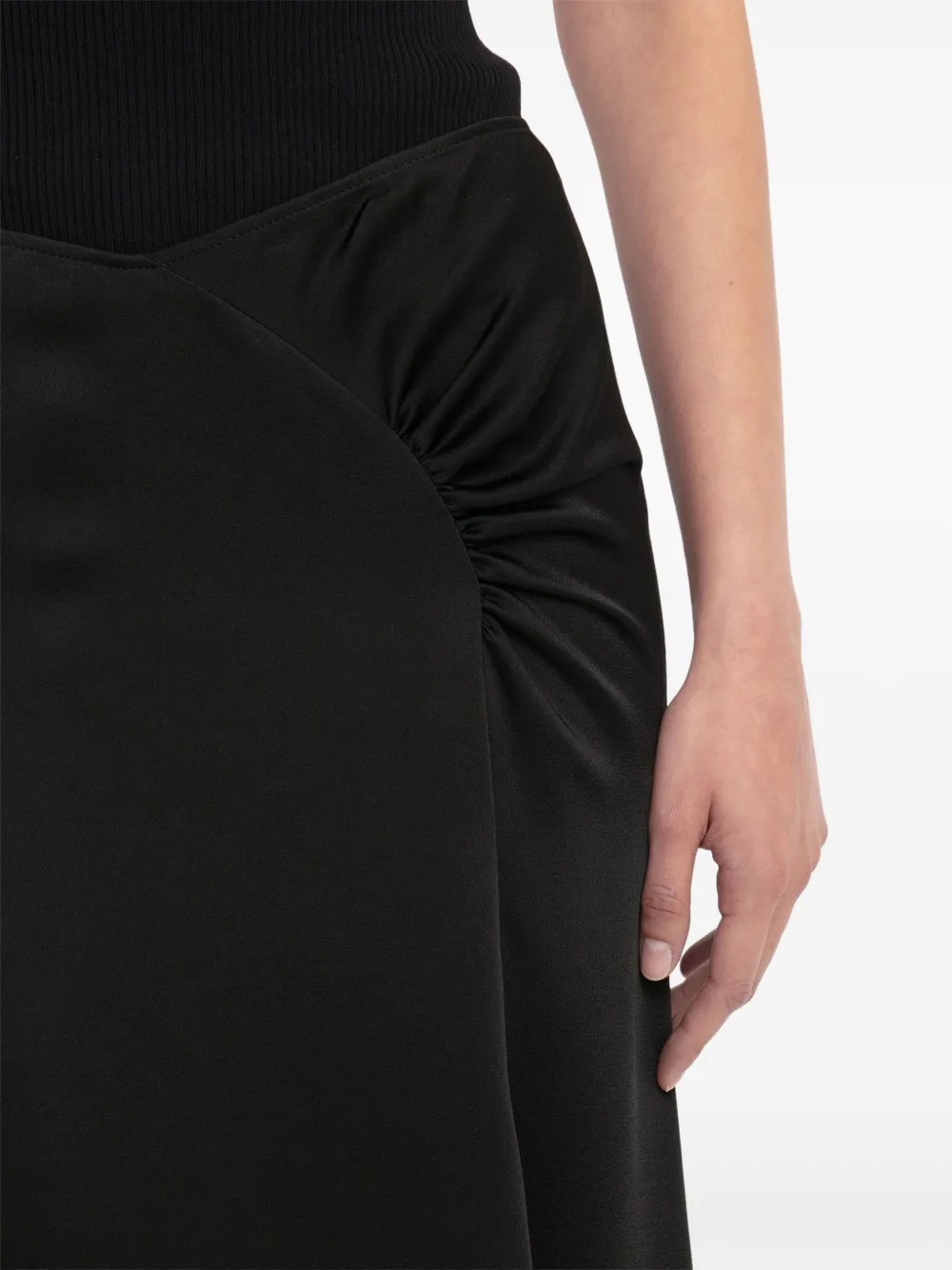 VICTORIA BECKHAM PANELLED MAXI SKIRT 