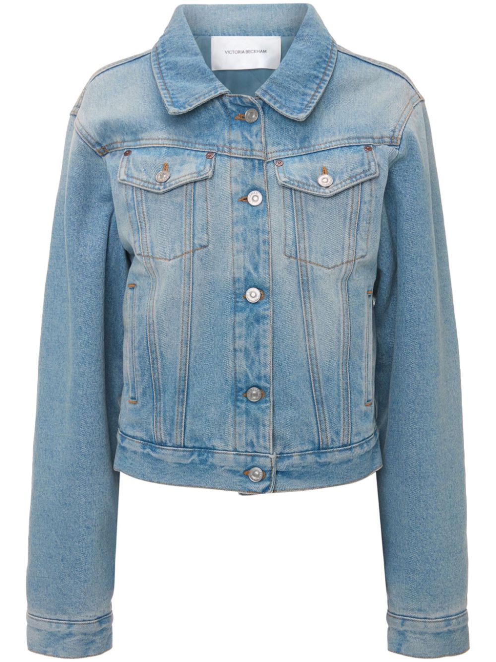 padded denim jacket