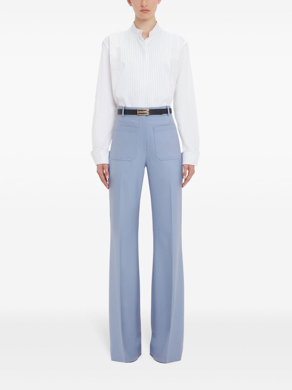 Victoria Beckham Cropped colbert - Wit