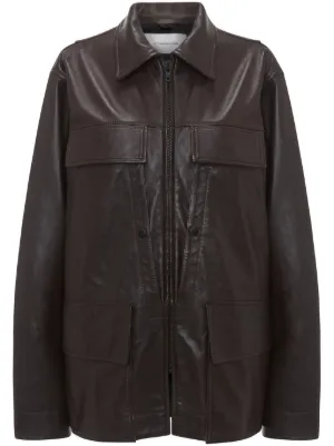 【関税込み】Victoria Beckham レザー ジャケット Victoria Beckham レザージャケット | ブラック | FARFETCH JP