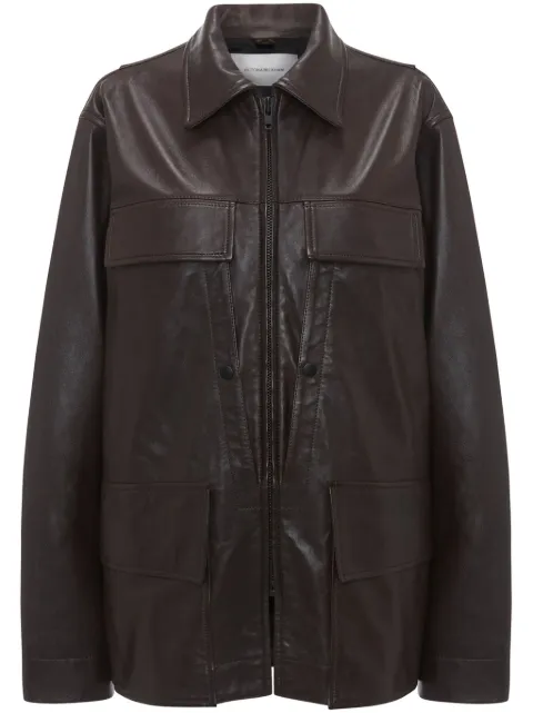 Victoria Beckham Chore leather jacket 