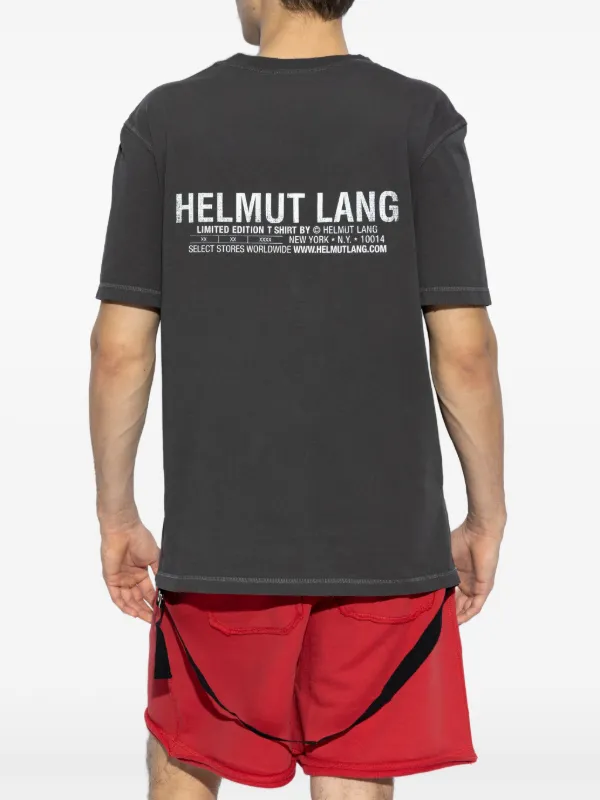 Helmut Lang logo-print T-shirt | Black | FARFETCH