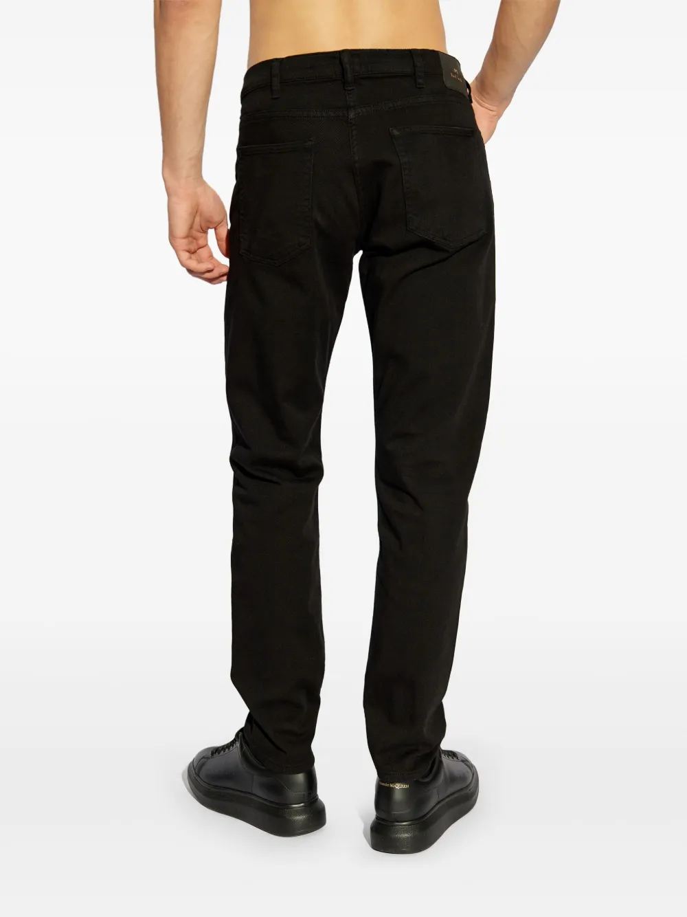 Shop Ps By Paul Smith Straight-leg Jeans In Black